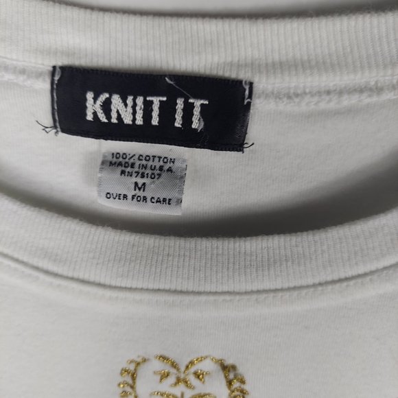 knit it White shirt size medium - Picture 4 of 10